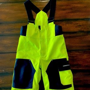 Obermeyer Volt Pants Youth Size 3 I-Grow Snow Overall Bib Snow Ski Suit Kids.